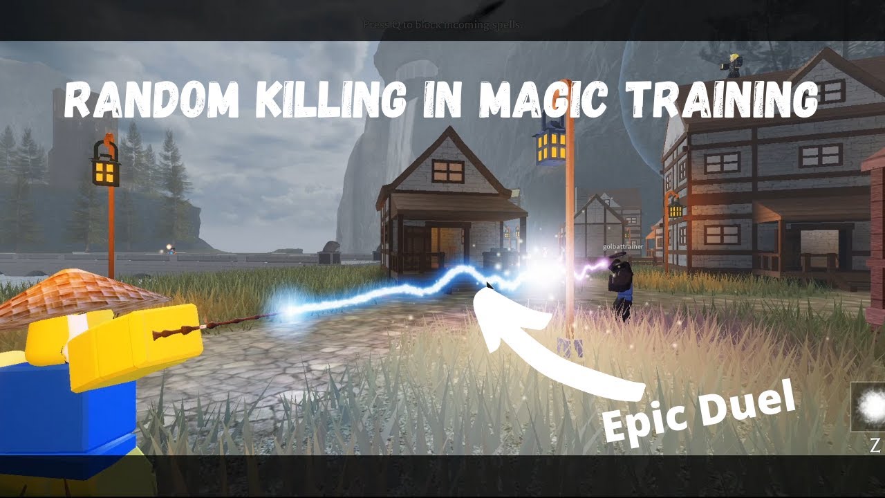 Random Killing in Roblox Magic Training! (Part 2) - YouTube