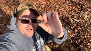 Metal Detecting a Civil War site deep in the woods!! OMG-if this relic could only talk!!