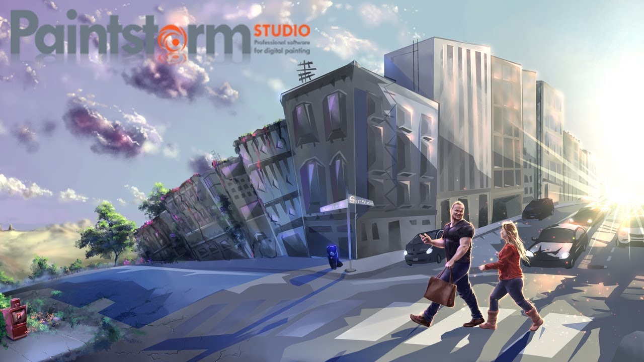 "Road Ahead" 24 Hour Digital Painting Timelapse in Paintstorm Studio