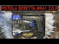 Pistola beretta m9a1 22lr unboxing en espaol