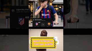 la terrible défaite tu Barça #footballshorts #barcelonevsadtleticomadri #footbolldivers