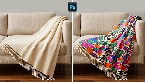 How to Add Any Pattern to Fabric in Photoshop | Realistic Fabric Texture Tutorial.