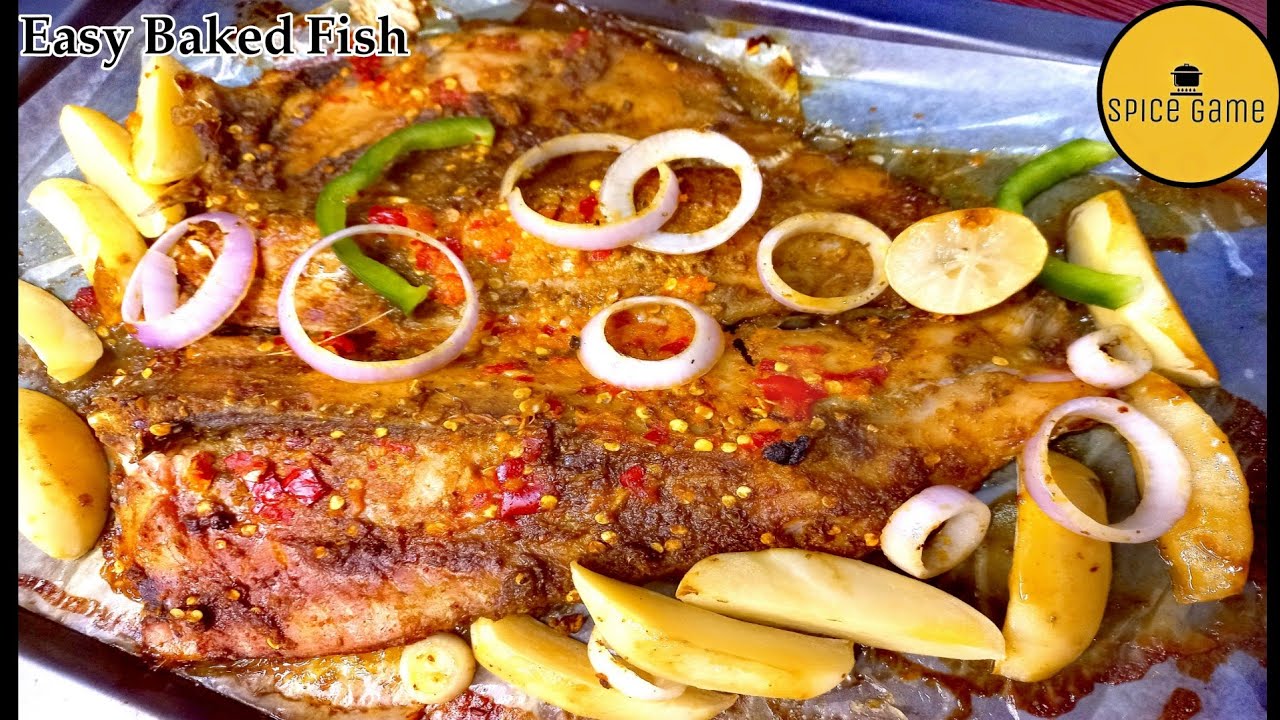 Easy Baked Fish Oven Baked Fish Recipe spicegame YouTube