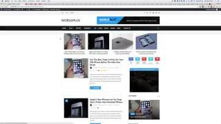 Theme Options 3 for the WorldPlus WordPress theme