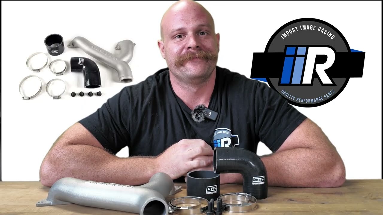 GrimmSpeed TMIC Aluminum Y-Pipe Kit Black Subaru WRX & STI | Top Mount Intercooler Upgrade | 090096