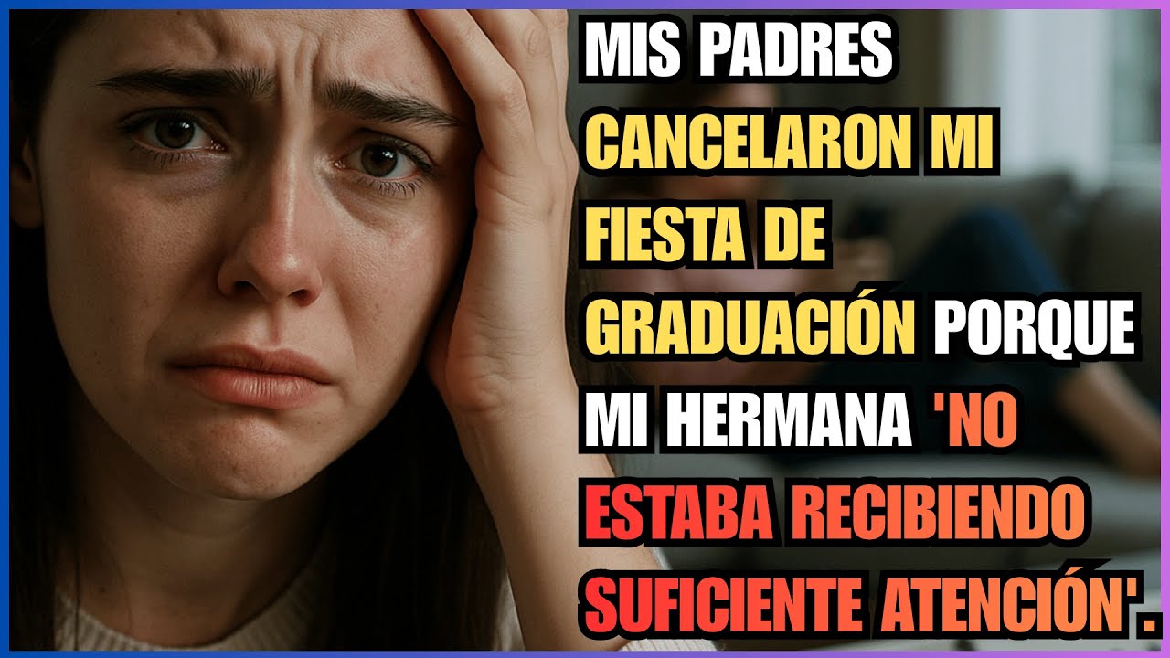 Mis padres cancelaron mi fiesta de graduación porque mi hermana 'no estaba recibiendo suficiente...