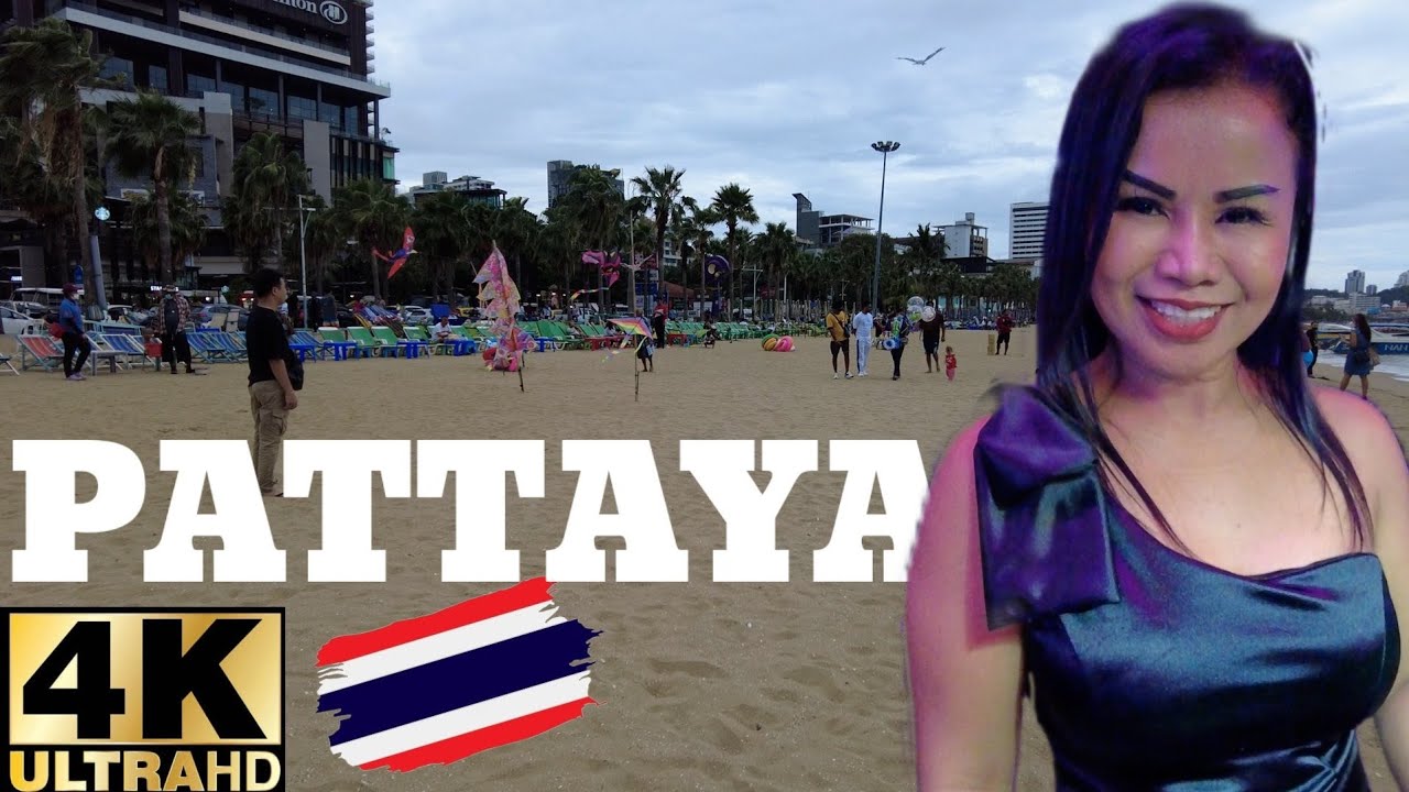 🔴Pattaya  Beach Road  August 2022 Thailand  |4k UHD 60fps 
