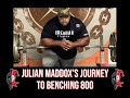 Julius Maddox&#39;s Journey to Benching 800 #JuliusMaddox #rawbench #seriousandsilliness