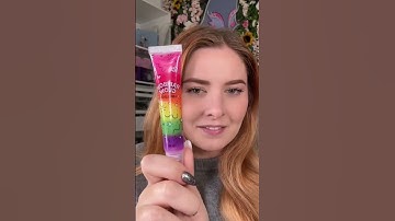 Paula Probierts! Wie findet ihr die gemischte Farbe?? 😳❤️🌈 cr:@beautybenzzshortsofficial