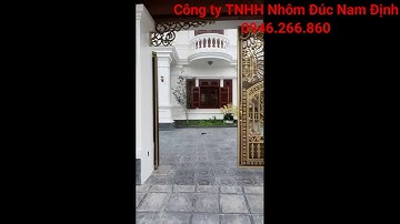 ✅ Công trình cổng nhôm đúc, hàng rào nhôm đúc, tranh nhôm đúc làm theo công nghệ hút chân không 2021