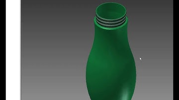 Inventor 3D Introduction   Bottle Tutorial Part 1