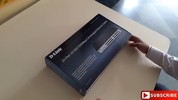 D-Link 24 Port 10/100/1000 MBPS Unmanaged Ethernet Switch Unboxing