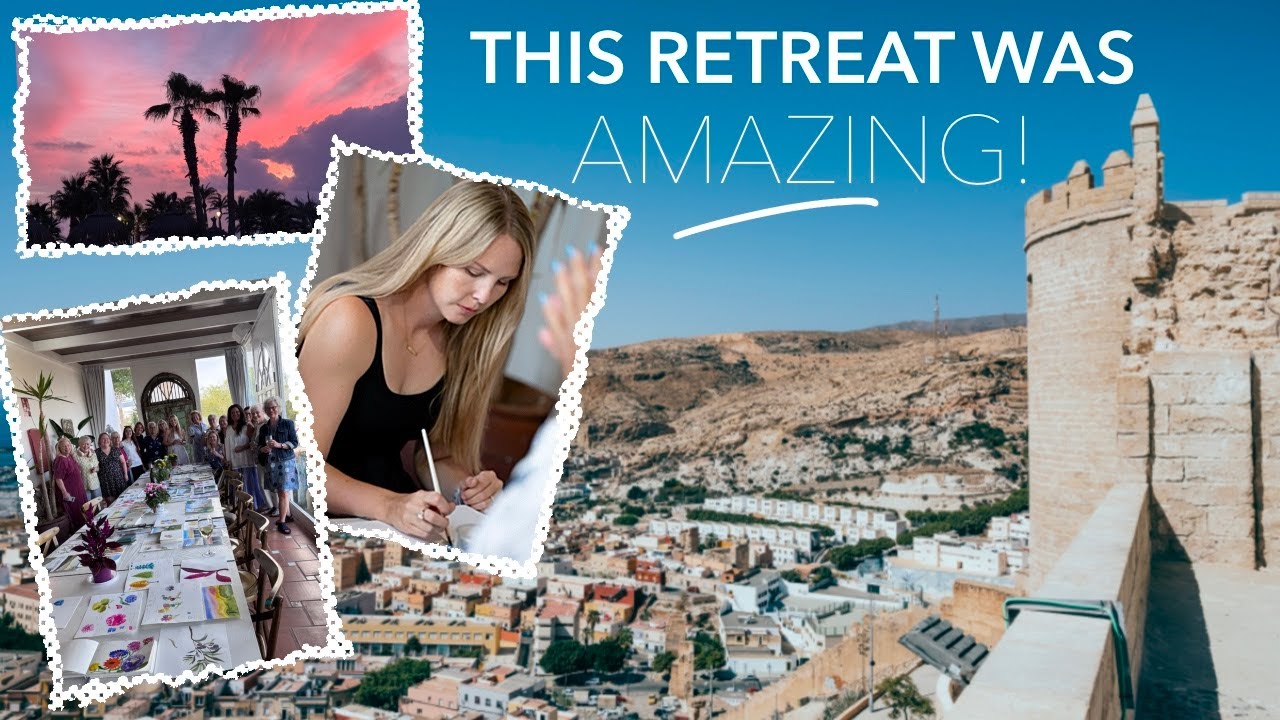 Все, что мы делали на этом невероятном акварельном ретрите в ИСПАНИИ!