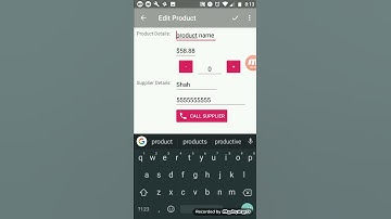 Android Inventory App - final project for Udacity Android Basics nanodegree