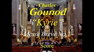 Gounod - Messe brève no 7 Kyrie - Score