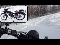 Ebike With 3 Motors in the Deep Snow. #shorts