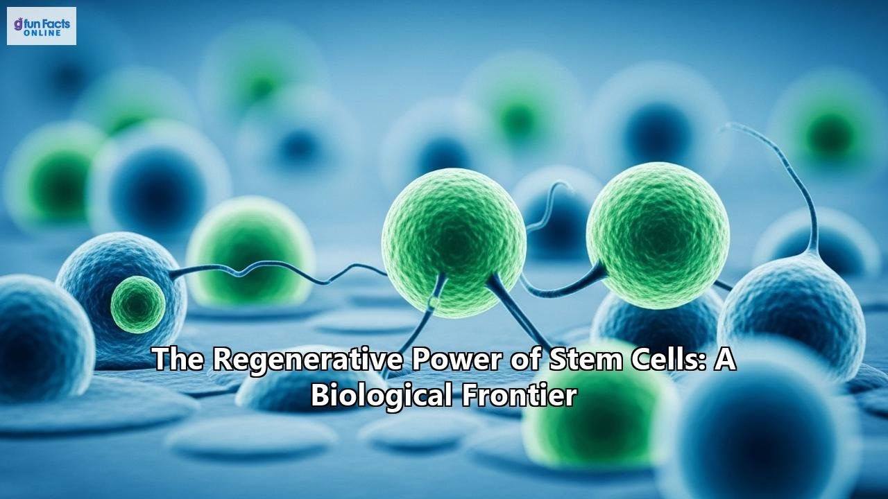 The Regenerative Power of Stem Cells: A Biological Frontier - YouTube