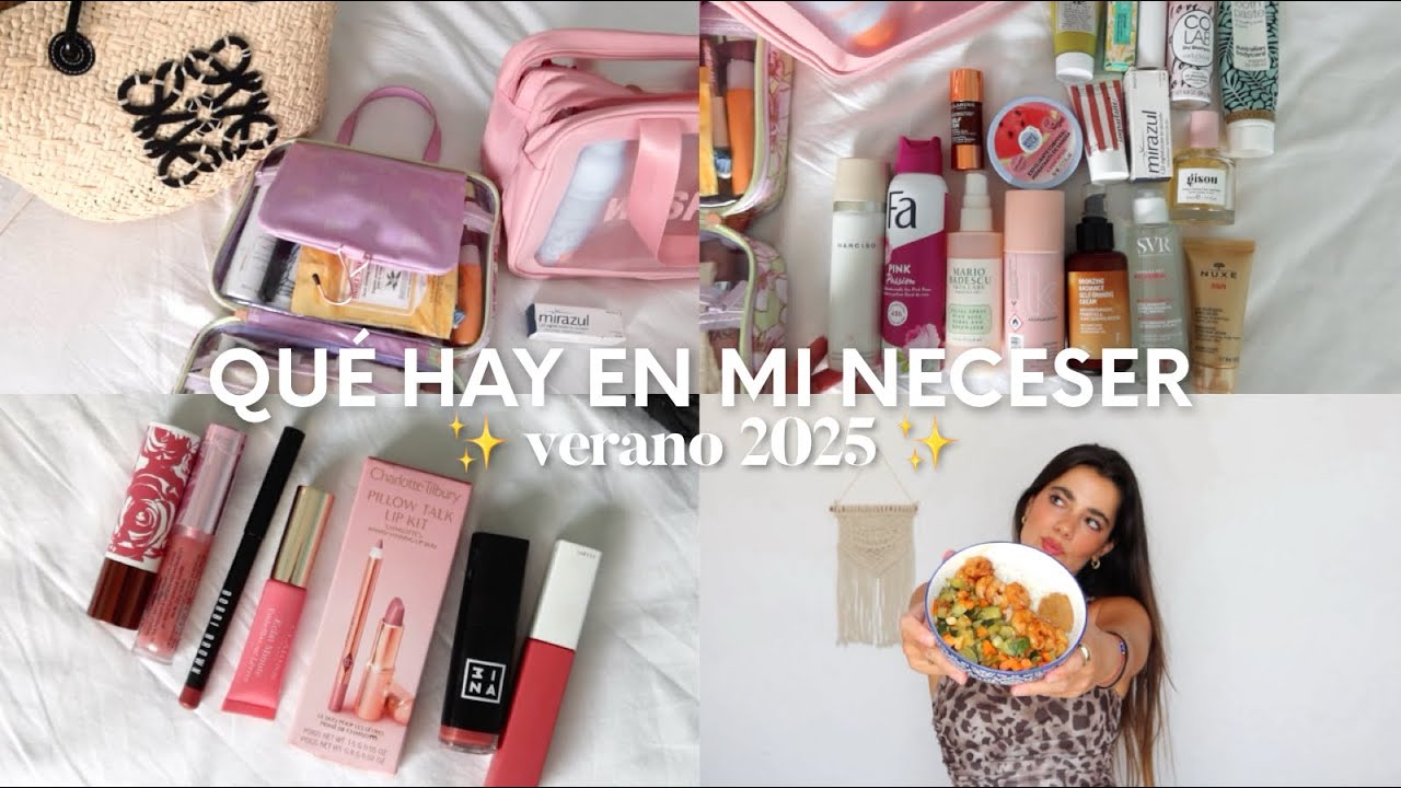 QUÉ HAY EN MI NECESER de VIAJE 🌞🩵