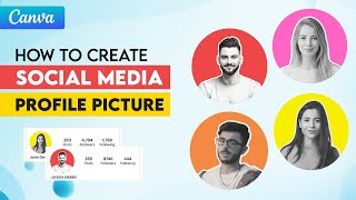 How to Create Social Media Profile Picture in Canva | Instagram, Facebook Snapchat, WhatsApp | Mood screenshot 5