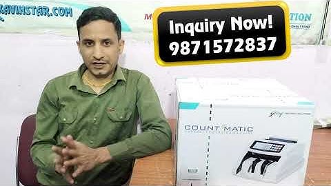 Godrej Best Currency Counting Machine Unboxing & How to use godrej currency counting machine