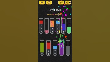 Water sort puzzle level 6566