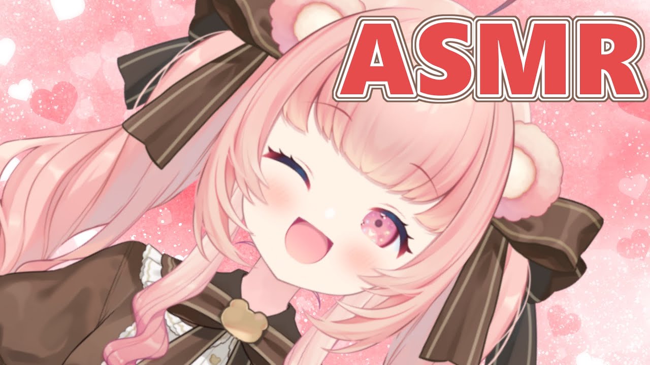 【甘々ASMR/黒3dio/ノイキャン無し生音】なでなで♡よしよしする♡　＃くまくまたいむ【日色くま】