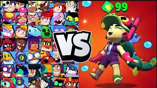 ALLI VS ALL BRAWLERS! with full-power Challenge😍⚔️ | Brawl Stars 