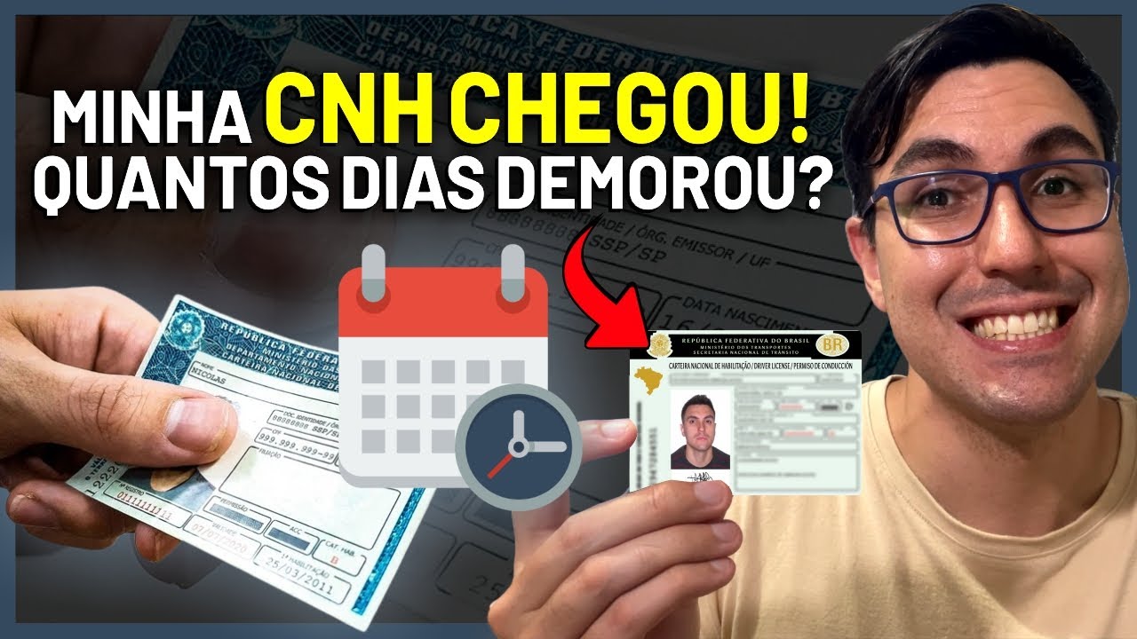 Quanto Tempo Demora Para Receber a CNH Física? | Prazo de Entrega - YouTube