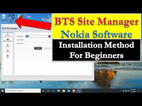 BTS Site Manager Software Installation Method For Beginners In Telecom