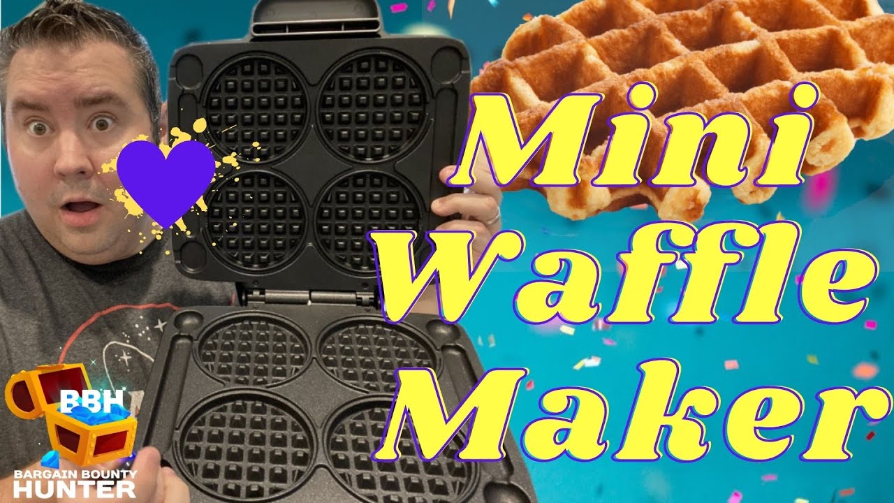 Dash Multi-Plate Mini Waffle Maker $29.99 in Stock (See The Video Inside)