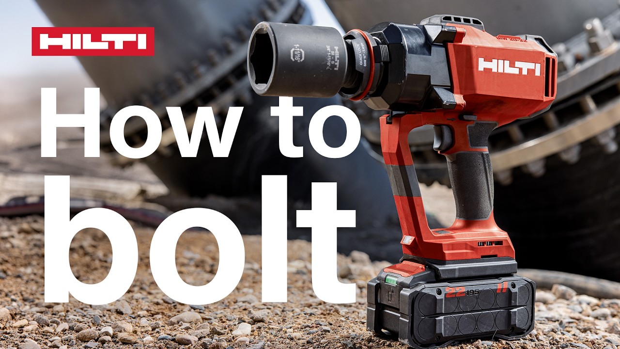 How to Use A Cordless Impact Wrench | Hilti SIW 20-22