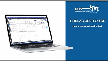 GDSLABv2024 Video Guide: 3.2.2 How to re-run an identical test