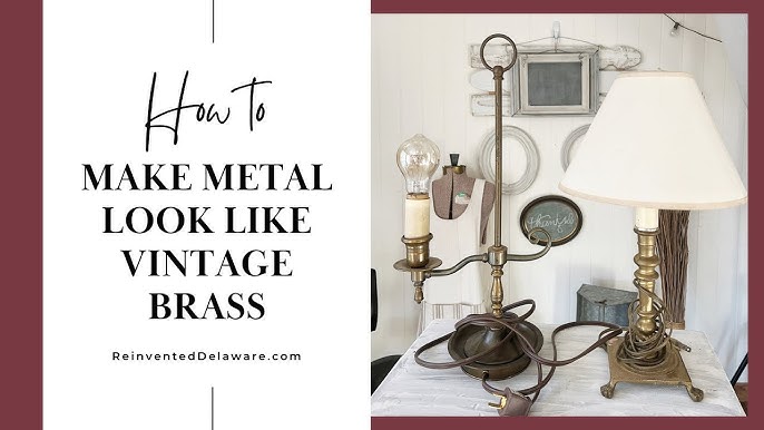A step-by-step guide to painting brass lamps - Cuckoo4Design