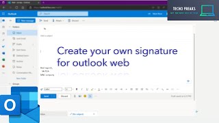 How to create a signature in Outlook web ?? screenshot 3