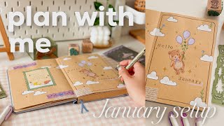 Planea conmigo mi bullet journal de Enero 🧸 | Plan with me: January 2026
