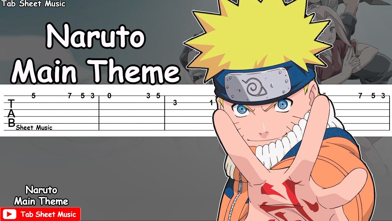 Naruto OST Naruto Main Theme Guitar Tutorial Acordes Chordify
