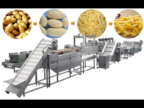 Automatic French Fries Production Line - French Fry Process Line Supplier