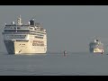 4K Video | 5 Fach Anlauf in Rostock Warnemünde | Parade of Cruise Ships