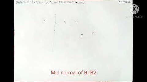 Synthesis of Mechanism by Motion Generation | ME20416