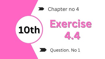 10th Class Math- Chapter 4- Exercise 4.4- Q#01- Partial Fraction #learnwithkashif By Kashif khan