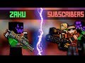 Pixel gun  justzaku vs subscribers umust stream