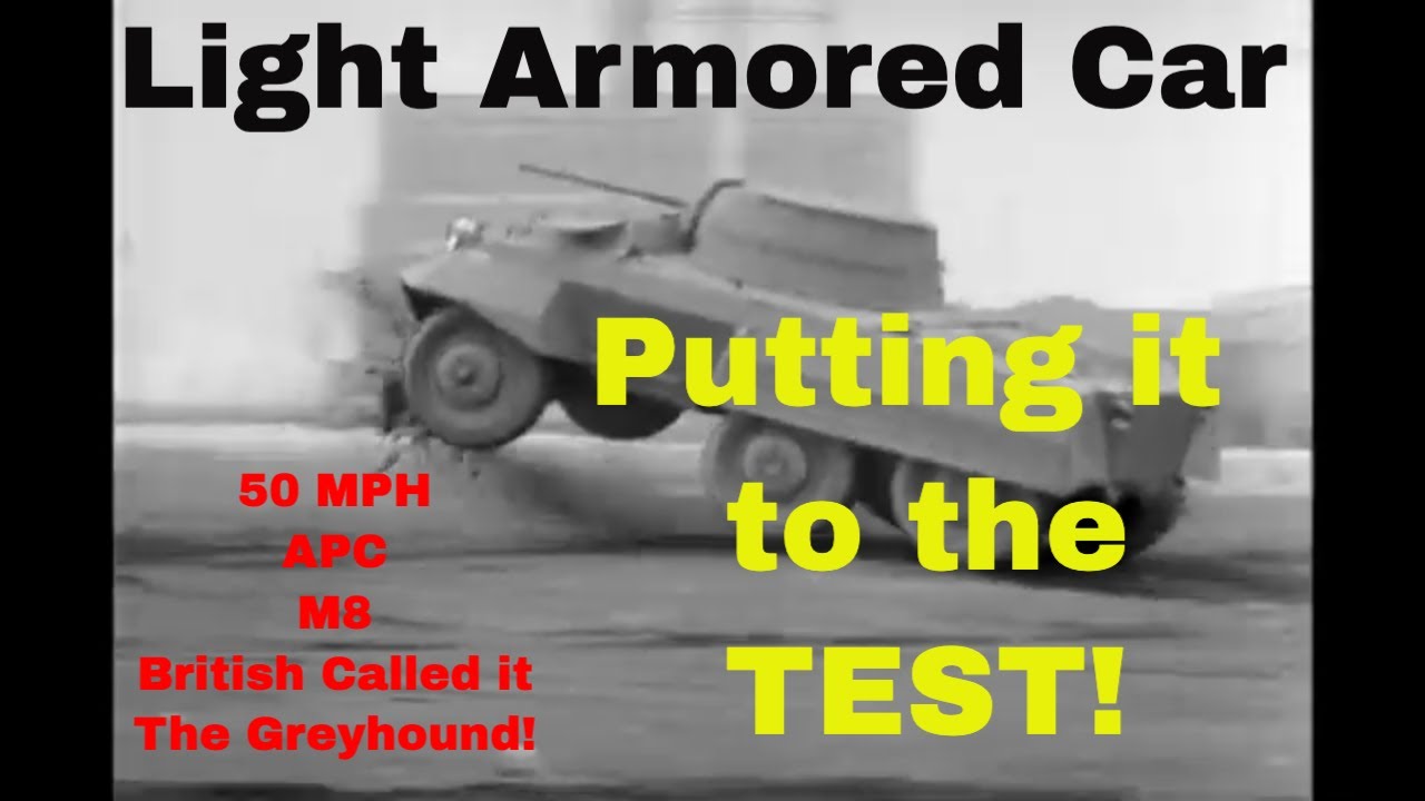 From The Factory To The Battlefield: Witness 1944 Light Armor Car M8 In Action! 