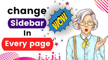 How to add custom sidebar in WordPress without coding | add different sidebars in WordPress