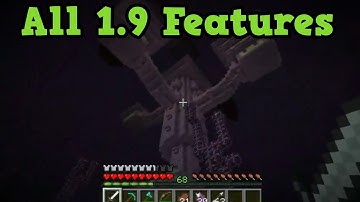Minecraft 1.9 ALL FEATURES - NEW MOBS, NEW DUNGEONS, NEW ARROWS