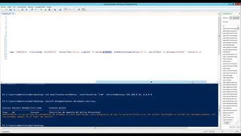CONFIGURAR CONTROLADOR DE DOMINIO MEDIANTE POWERSHELL