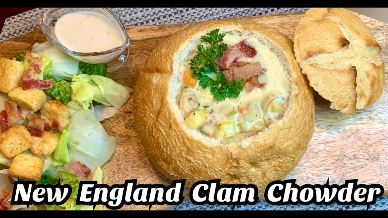 NEW ENGLAND CLAM CHOWDER White Clam Chowder Recipe Unlocked YouTube