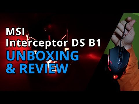 Gaming mouse unboxing and review - MSI Interceptor DS B1