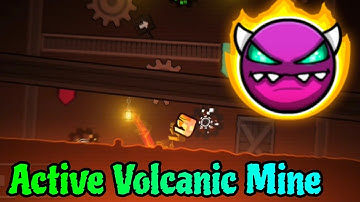 Active Volcanic Mine by Demro5479 (Platformer Medium Demon) - Geometry Dash 2.2