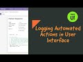 How to log Automated Actions in Odoo User Interface