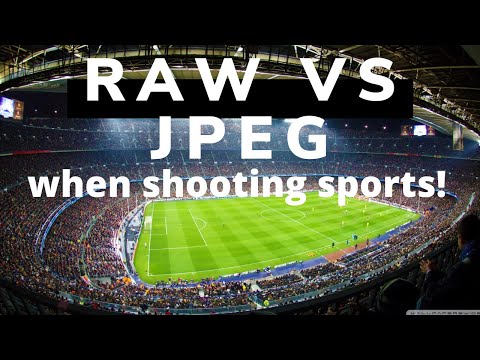 RAW против JPEG для спортивной фотографии